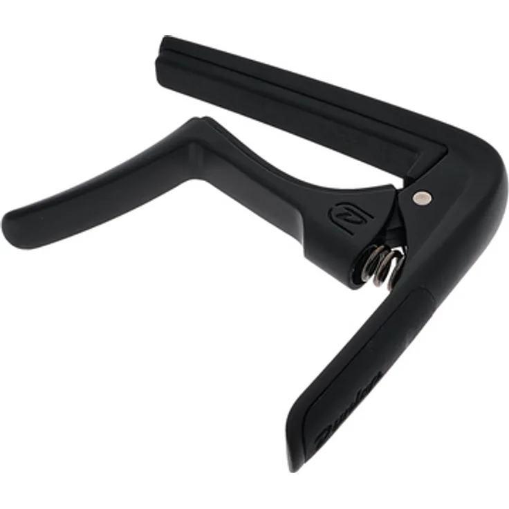 Dunlop Trigger Fly Capo BK, Kapodaster für Akustik- und E-Gitarre mit ergonomischem Griff und optimierter Stimmstabilität, schwarz