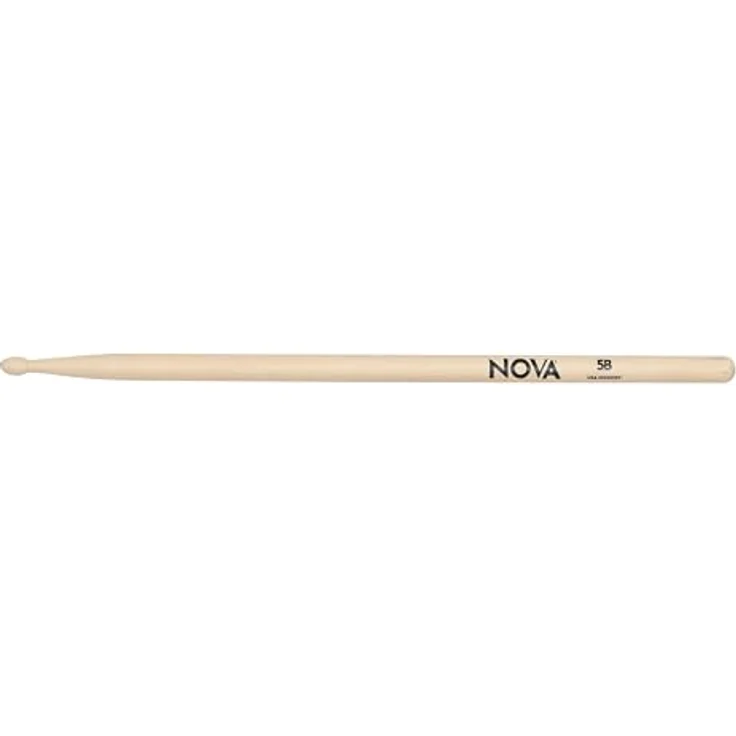 Vic Firth NOVA Series Drumsticks 5B mit Holzspitze, transparent