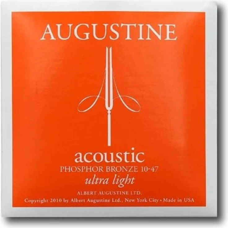 Augustine Acoustic Ultra Light 10.47, Gitarrensaiten für Westerngitarre, Phosphor Bronze, Roundwound, Stärken: .010 - .047 – Bild 2