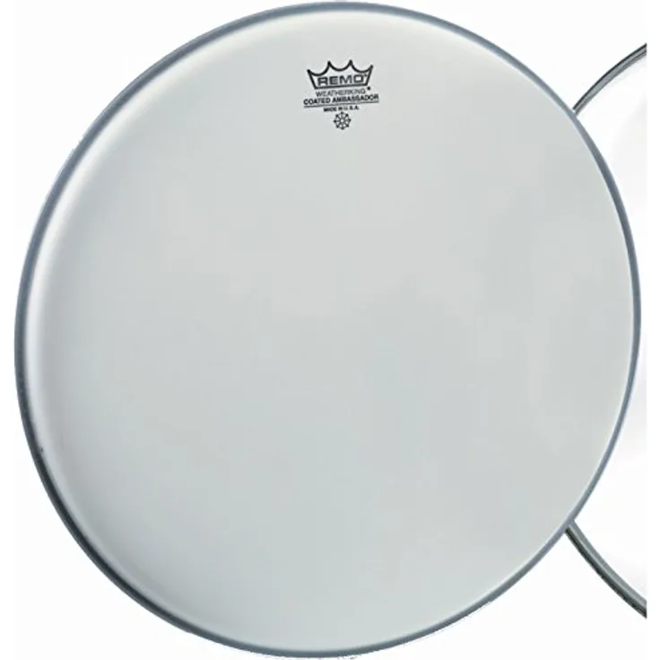 Remo 16" Ambassador Coated, einlagiges weißes Schlagfell, mittelstark, universal einsetzbar
