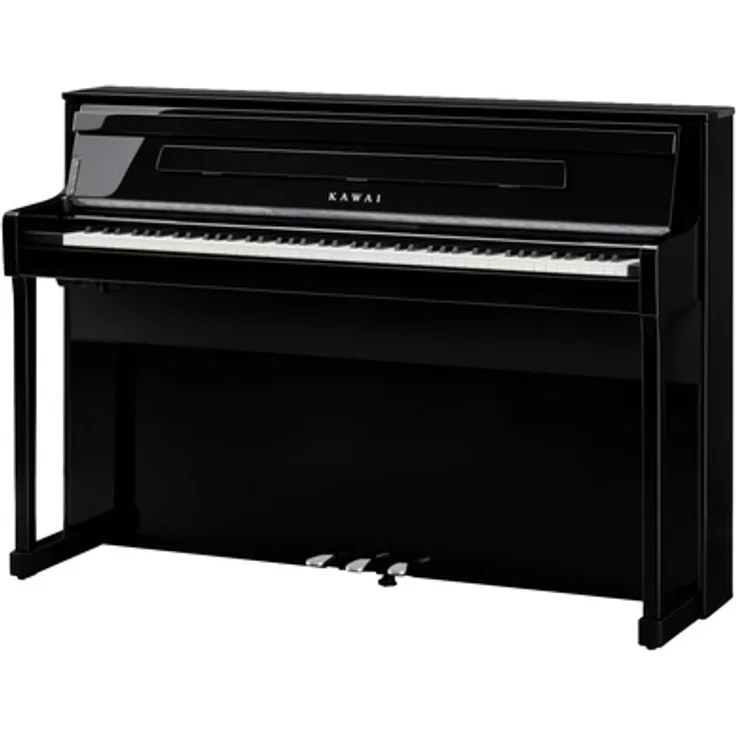 Kawai CA-901 EP, Digitalpiano mit 88 gewichteten Tasten, 96 Sounds, 256-stimmiger Polyphonie und Bluetooth, Schwarz poliert