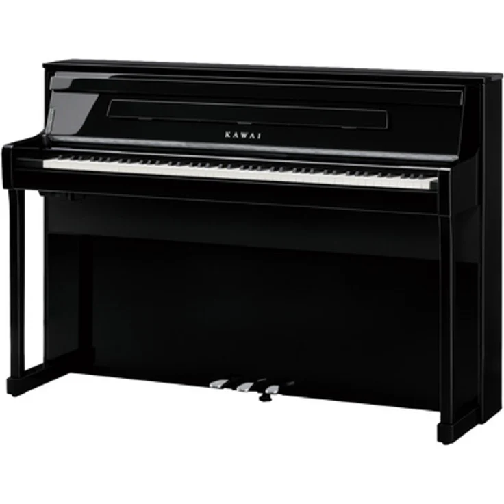 Kawai CA-901 EP, Digitalpiano mit 88 gewichteten Tasten, 96 Sounds, 256-stimmiger Polyphonie und Bluetooth, Schwarz poliert