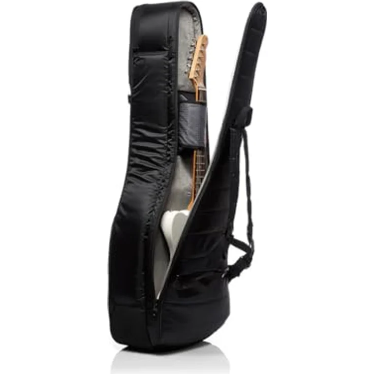 Mono Cases Dual Acoustic + Electric, Hybrid-Gigbag für Akustik- und E-Gitarre, mit Kopfplatten- und Korpus-Protektoren, wasserabweisender Sharkskin-Oberfläche, schwarz – Bild 3