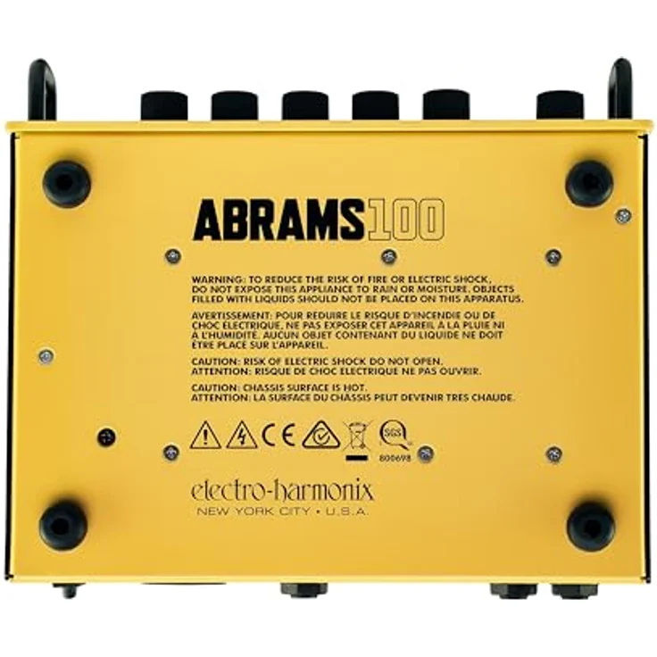 Electro Harmonix Abrams100, E-Gitarren-Topteil, 100 Watt, kompaktes Gehäuse, Reverb-Effekt, leicht, 1,1 kg – Bild 6