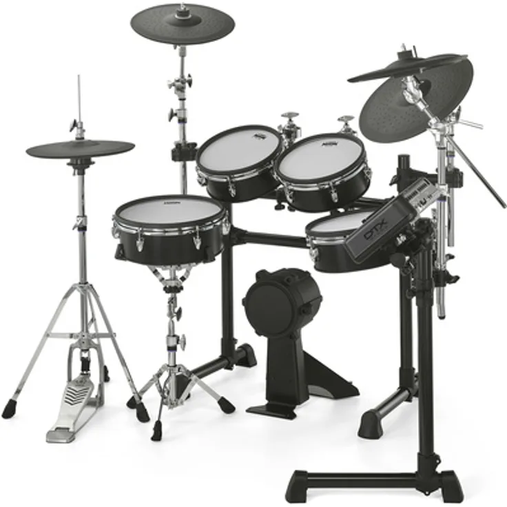 Yamaha DTX8K-M Black Forest, E-Drum Set mit Mesh Pads, über 400 Sounds und 30 Preset Kits