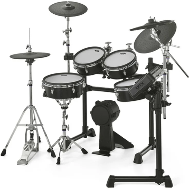 Yamaha DTX8K-M Black Forest, E-Drum Set mit Mesh Pads, über 400 Sounds und 30 Preset Kits