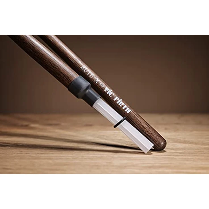 Vic Firth Rute-X Synthetic, Drumsticks aus Hickory mit 10 Kunststoffborsten, Länge 41,3 cm, Durchmesser 14,7 mm – Bild 4