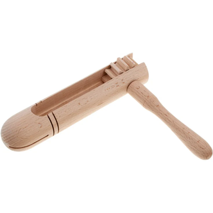 Gewa Ratchet, Holz Perkussionsinstrument mit knarrendem Geräusch bei Drehbewegung