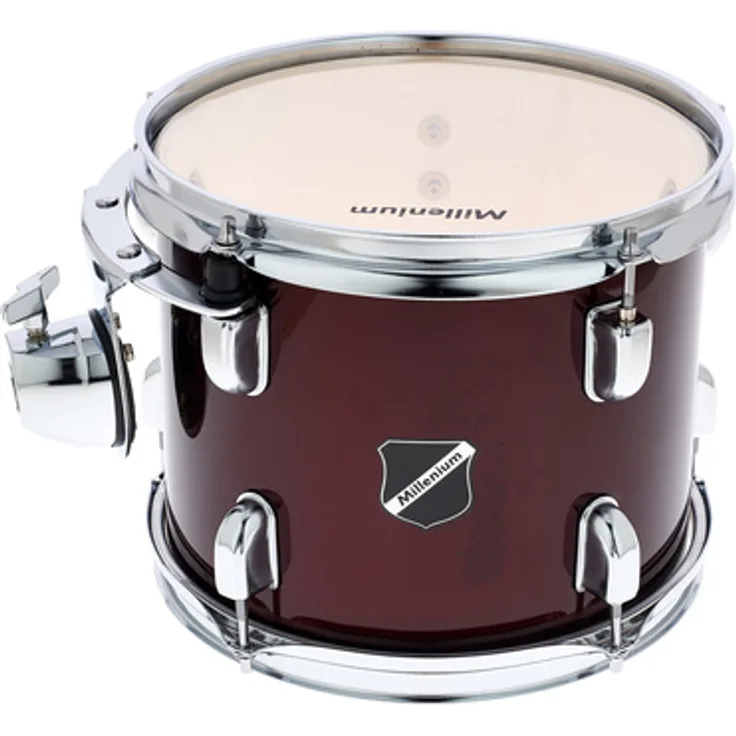 Millenium Focus 10"x8" Tom Tom, Rot, folienbezogener Kessel mit chrom Hardware