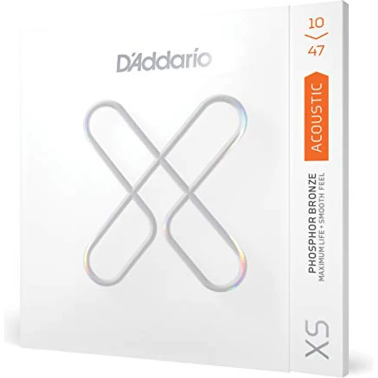 Daddario XSAPB1047, Saitensatz für Westerngitarre, Phosphor Bronze, NY High Carbon Steel, beschichtet, Stärken 010-047 – Bild 1