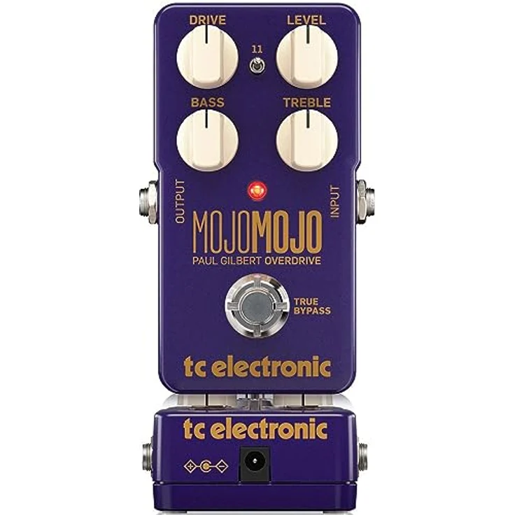 tc electronic Mojo Mojo Paul Gilbert Overdrive, Effektpedal für E-Gitarre mit extra Gain-Mod-Schalter und hohem Headroom – Bild 1