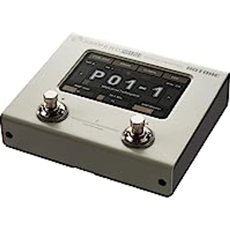 Hotone Ampero Mini Vanilla, Gitarren-Multieffektpedal mit 199 Effekten, 52 Amp Models, 50 Cab Models, 4" Touchscreen und USB-C Anschluss – Bild 2