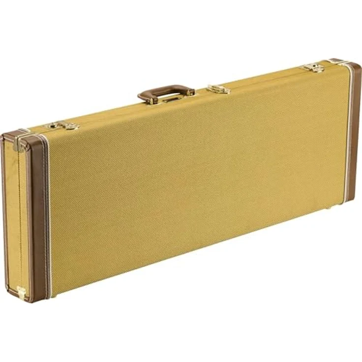 Fender CLSC SRS Case Strat/Tele, Gitarrenkoffer für Telecaster und Stratocaster, Farbe Tweed mit rotem Plüschinnenteil und große Zubehörfach – Bild 1