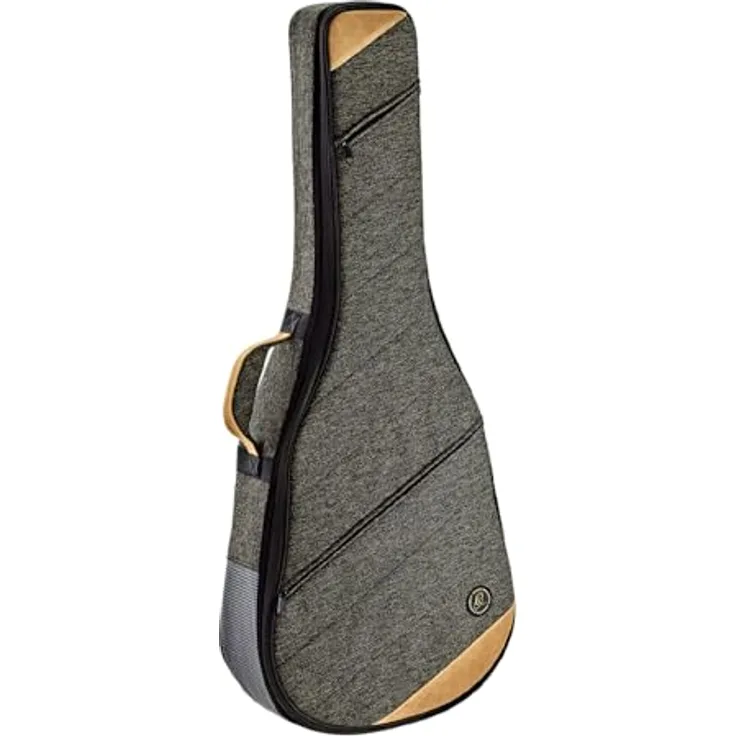 Ortega OSOCACL-MO Soft Case Classic, Gitarrenkoffer für 4/4 Konzertgitarre, Leinen/Baumwolle, 22mm Polsterung, Farbe: mocca