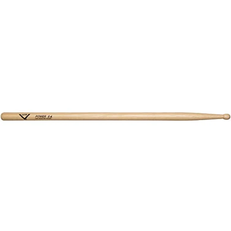 Vater 5A Power Drumsticks, American Hickory Holz, 16 1/2" Länge, 0,580" Durchmesser, Holz Kopf – Bild 2
