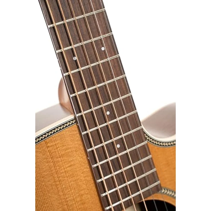 Cort Essence OC 4 Natural, Westerngitarre mit massiver torrifizierter Sitka-Fichtendecke, Mahagoni Korpus und Fishman Presys VT System, Natur – Bild 11