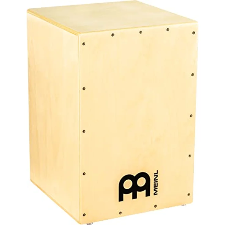 Meinl Headliner Cajon HCAJ1NT, kompakte Sitztrommel aus Rubber Wood mit Bass- und Snare-Sounds, rutschfesten Gummifüßen – Bild 1