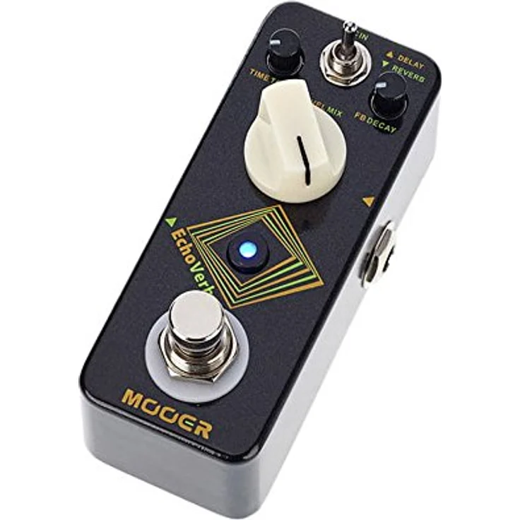 Mooer EchoVerb, Digital Delay und Reverb Effektpedal mit True Bypass und Tap-Tempo Funktion – Bild 2