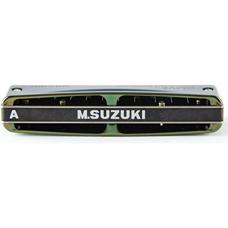 Suzuki C-20 Olive F, Mundharmonika in F, Richter System, oliv-grün, mit Edelstahl-Deckelplatten und robustem Klang – Bild 5