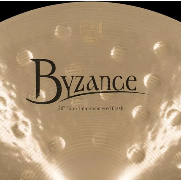 Meinl Cymbals Byzance Traditional Extra Thin Hammered Crash 20 Zoll (50,80cm), B20 Bronze, handgehämmert, traditionelles Finish – Bild 5