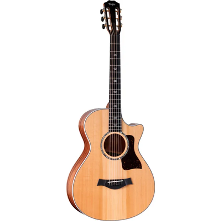 Taylor 512ce 12-Fret Next Generation, Westerngitarre mit massiver Western Rote Zederndecke und Mahagoni-Korpus, natur hochglanz, inkl. Koffer