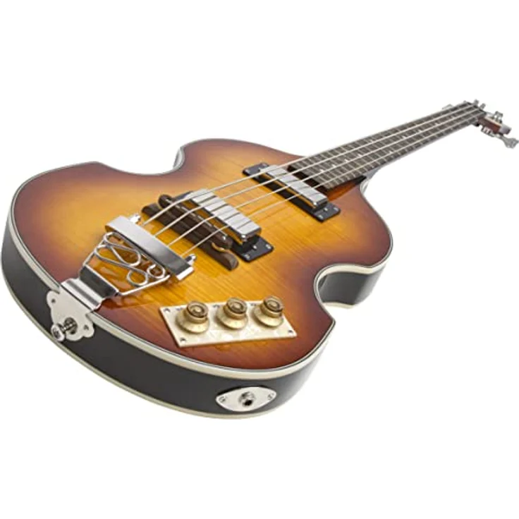 Epiphone Viola Bass, E-Bass mit Ahorn Korpus, Pau Ferro Griffbrett, 2 Mini Humbucker, Vintage Sunburst – Bild 6