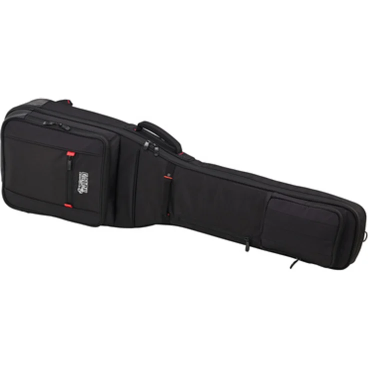 Gator G-PG Bass Guitar Bag, professionelles E-Bass Gigbag mit Micro-Fleece Interior, abnehmbaren Rucksacktrageriemen, in schwarz – Bild 1