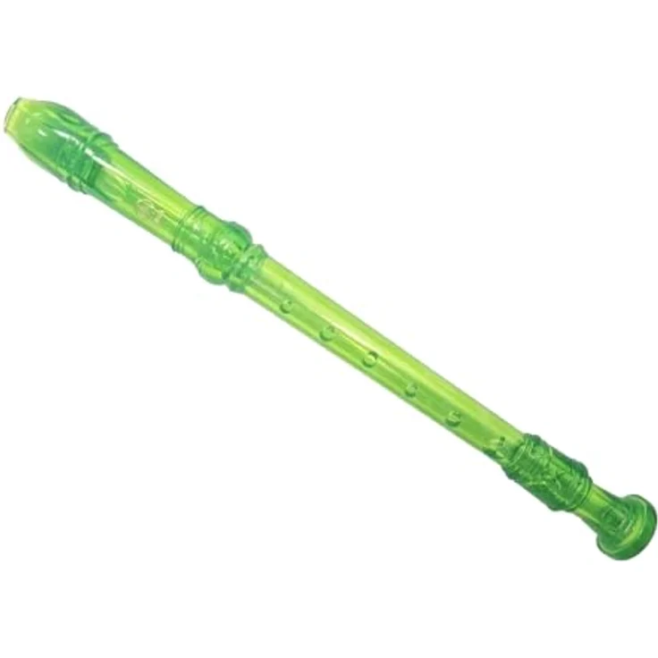 Yamaha YRS-20 BG Soprano Recorder, barocke Griffweise, ABS-Kunststoff, transparent grün, 442 Hz, inkl. Tasche – Bild 1