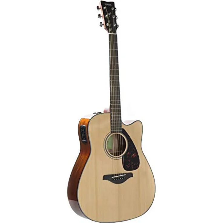 Yamaha FGX800CNTII, Elektro-Akustikgitarre mit massiver Fichtendecke, Natural