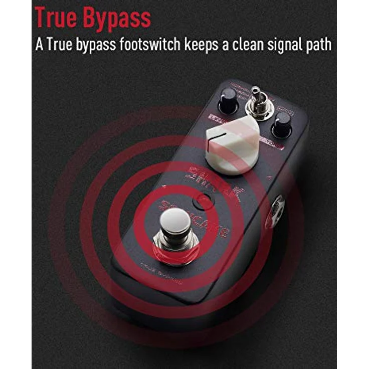 SONICAKE Distortion Gitarre, analoges Effektpedal mit 3 Mode Tone Shaping und True Bypass – Bild 4