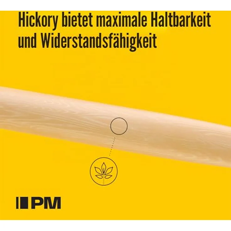 Pro Mark R5BAG 5B Rebound Active Grip, Hickory Drumsticks mit Active Grip und Rebound Balance, Durchmesser 15,11mm – Bild 4