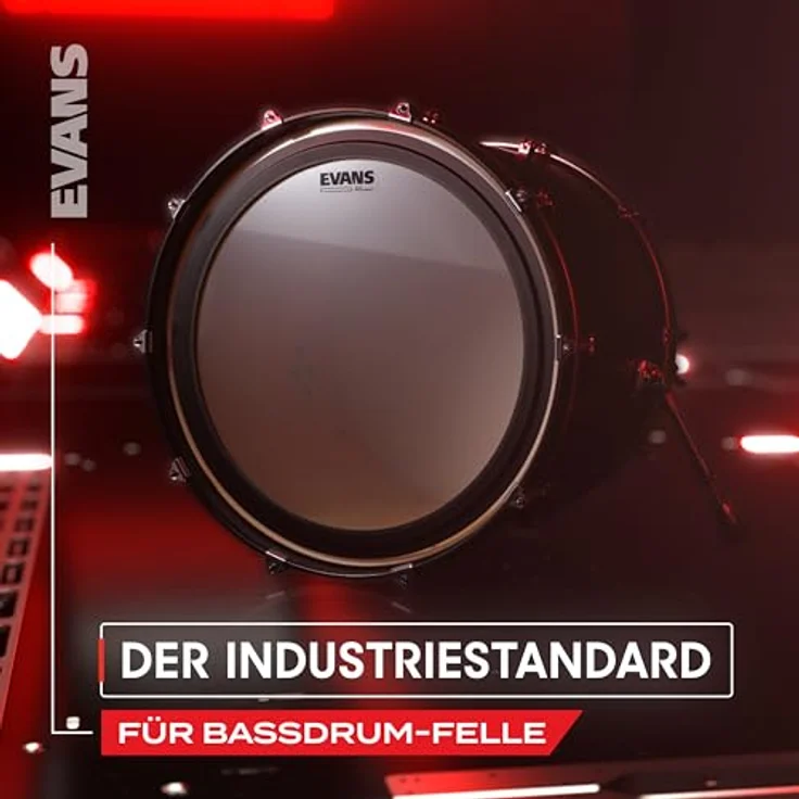 Evans EMAD2 Clear 20", Bass Drum Batter aus hochwertigem Material für ausgewogenen Klang – Bild 5