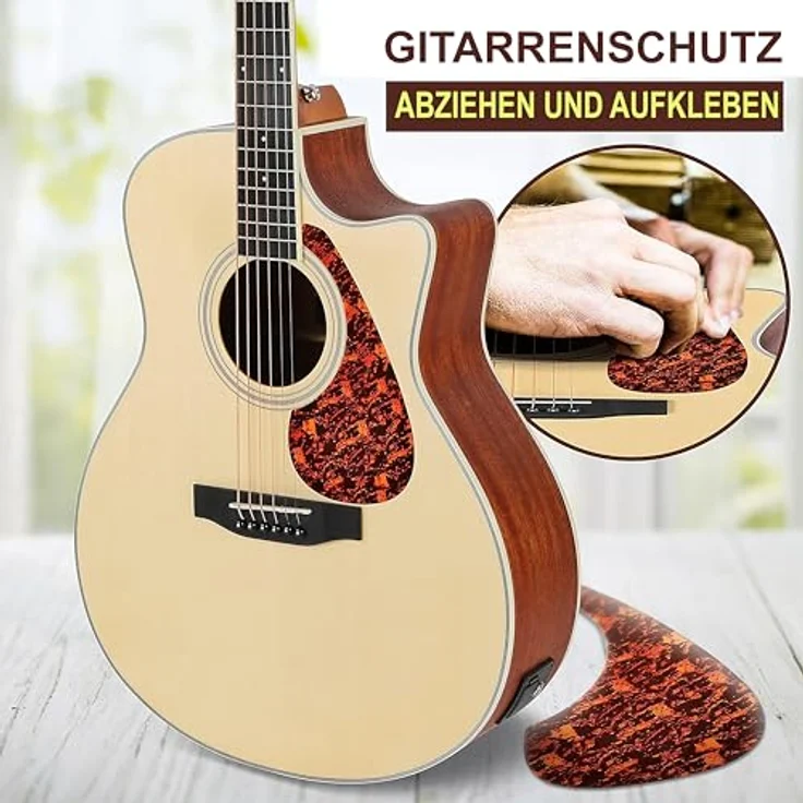 Pyle Elektro-Akustikgitarre 41" Dreadnought Cutaway, Fichte & Mahagoni, 4-Band EQ, inkl. Gigbag & Tuner, ideal für Anfänger & Fortgeschrittene – Bild 4