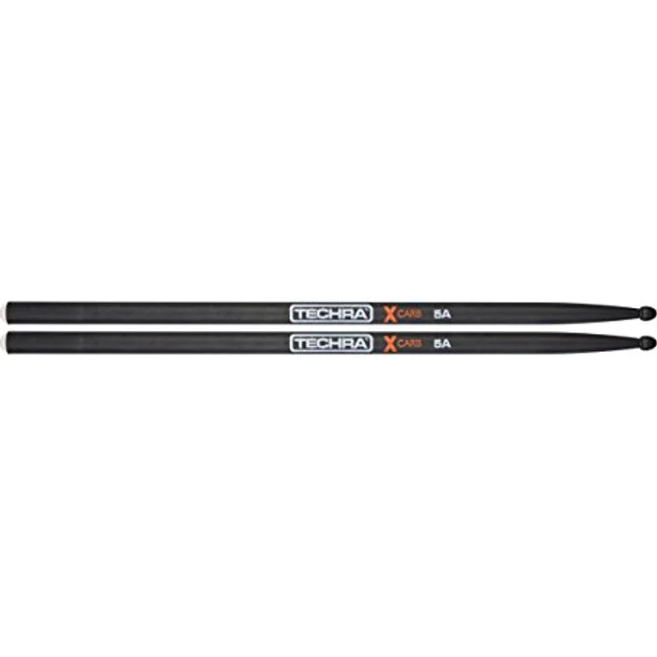Techra XCarb 5a Carbon Sticks, extrem leichte Drumsticks aus Carbon, Länge 404mm, Durchmesser 14,3mm – Bild 2
