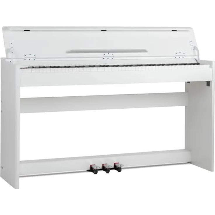 McGrey DP-18 WM E-Piano, 88 gewichtete Tasten mit Hammermechanik, 128 Klänge, Weiß matt – Bild 1