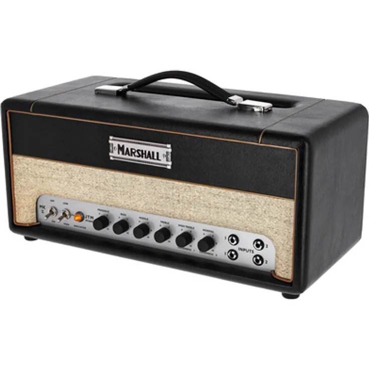 Marshall Studio JTM ST20H Head, Vintage Röhrenverstärker Topteil für E-Gitarre, 20 Watt, mit Leistungsreduzierung auf 5 Watt, DI Out, serieller FX Loop