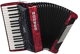 Hohner Bravo III 72 Red