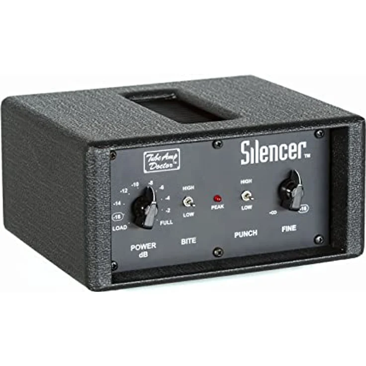 TAD Silencer 16 Ohms Black, Power Attenuator mit BITE und PUNCH Boost, regelbarem LINE-Out, made in Germany, schwarz – Bild 3