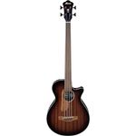 Ibanez AEGB24FE-MHS, Fretless Akustikbass mit Sapele Decke, Mahogany Sunburst, Ibanez Undersaddle Tonabnehmer, 3-tlg. Nyatoh/Ahorn Hals
