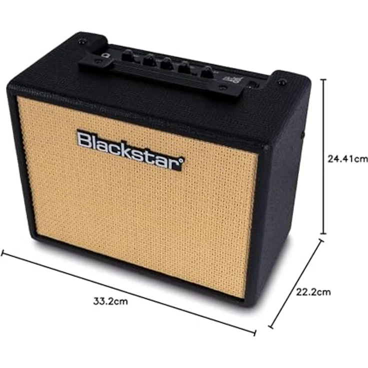 Blackstar Debut 15E BLK, Transistor E-Gitarren-Comboverstärker mit 15 Watt, Clean und Overdrive Kanälen, integriertem Echo, schwarz – Bild 5