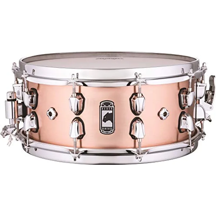 Mapex 14"x06" Predator Snare Drum, Black Panther Serie, Kupferkessel 1,2mm, dunkler und kraftvoller Sound, chrom Hardware