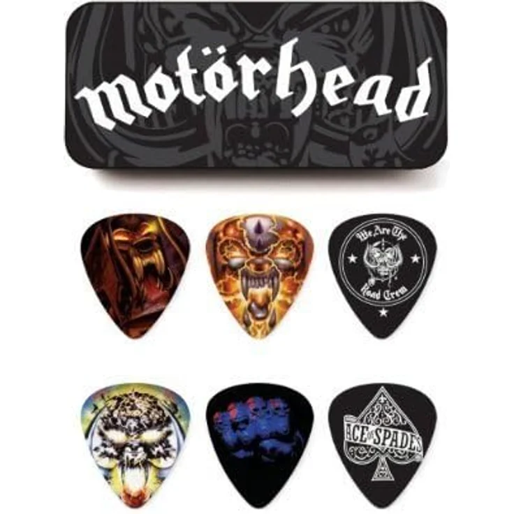 Dunlop Motorhead Album Art Pick Set, Plektrum Set mit 6 Stück in Tin Box, Tortex, Stärke 0,88mm – Bild 3