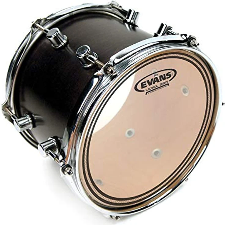 Evans 14" EC2S/SST Clear, Transparent Schlagzeugfell mit Sound Shaping Technologie und individueller Dämpfung – Bild 4