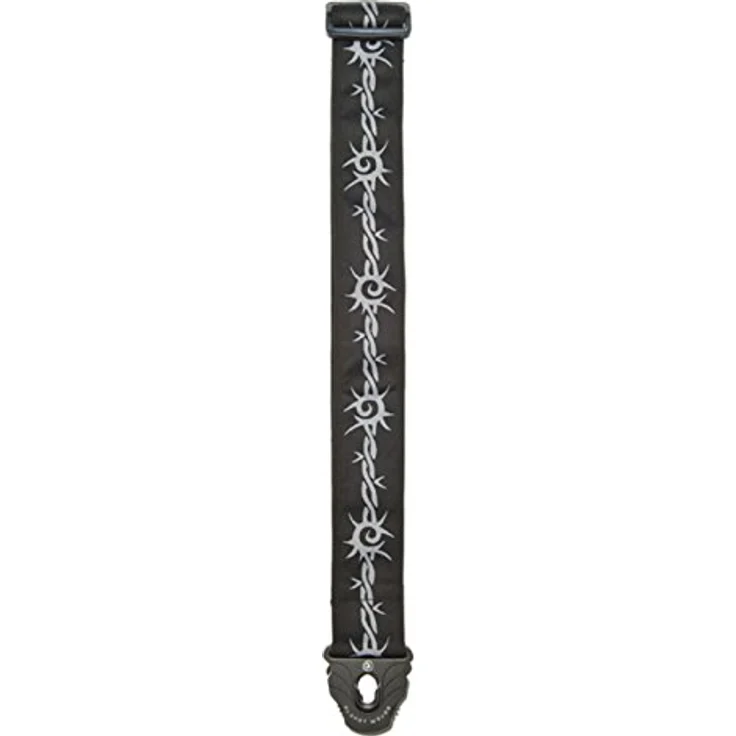 Daddario 50PLA04 Barbed Wire Gitarrengurt, verstellbar, 50mm breit, Planet Lock System mit Barbed Wire Muster – Bild 2