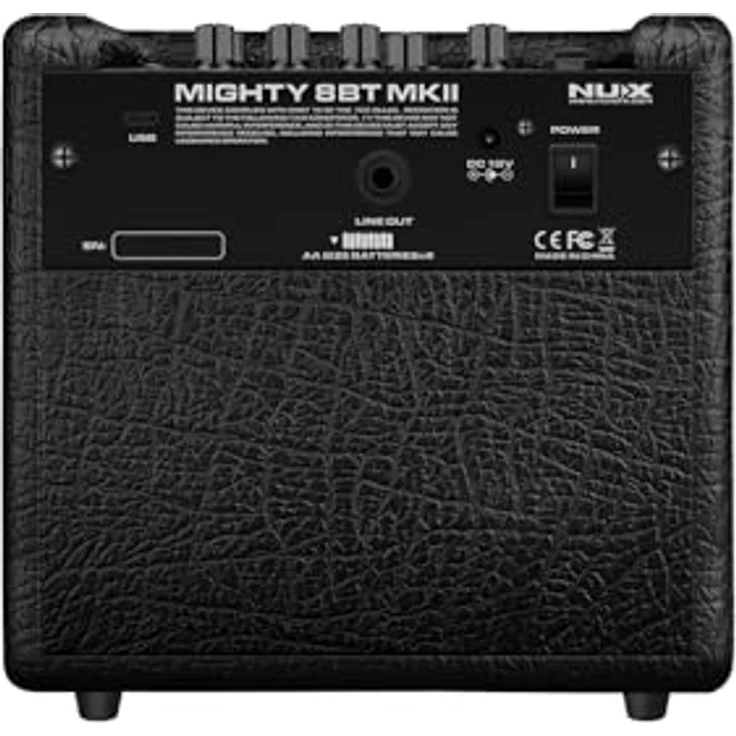 Nux Mighty 8BT MKII, Tragbarer Modeling-Verstärker mit 8 Watt, 6,5" FRFR-Lautsprecher und Bluetooth-Funktion – Bild 6