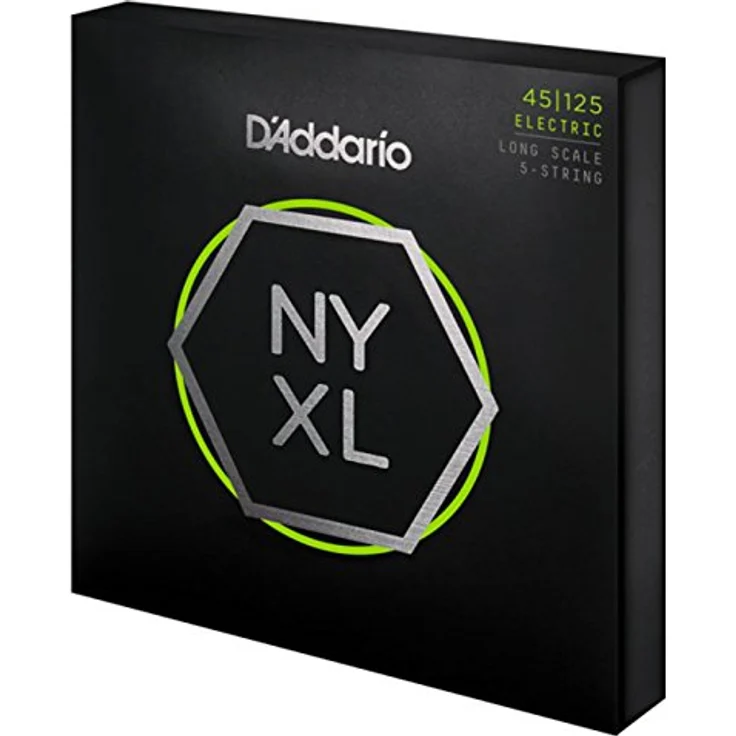 D'Addario NYXL45125 E Bass Gitarrensaiten, Nickel Wound, langlebig und stimmstabil, 45-125, für lange Mensur Bassgitarre – Bild 3