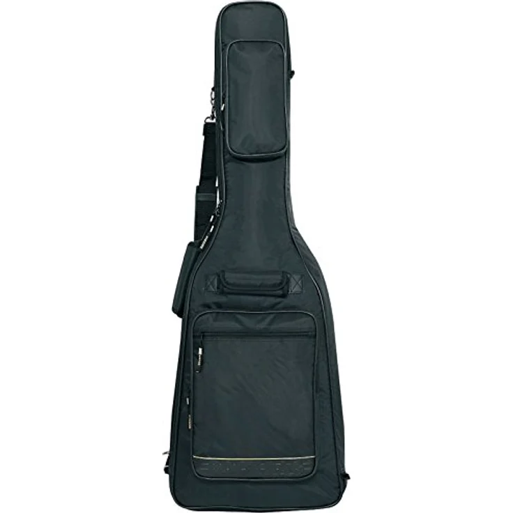 Thomann E-Guitar Gigbag BK, Gitarrentasche mit 20mm Schaumstoffpolsterung, Schwarz, Rucksackgarnitur mit Außentasche – Bild 1