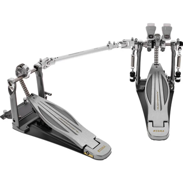 Tama HP910LWNMR S.Cobra Double Fußmaschine, Limited Edition mit Mirror Rod, Fastball Führungslager und Accu-Strike Schlägel, inkl. Pedal Bag