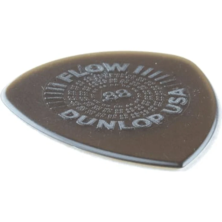 Dunlop Flow Standard Picks 0.88 mm, Plektren-Set mit pointierter Spitze, 6 Stück, olivgrün, Made in U.S.A. – Bild 4
