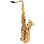 Selmer Signature Tenor Sax SE-TSIL, Bb Tenorsaxophon in Goldlack mit Art-Déco-Gravur, einstellbarer S-Bogen und hochwertigem Zubehör